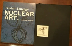Very Rare Nuclear Art 1962 Tristan Sauvage Signed Stockholm Hardcover Book  - Picture 1 of 4