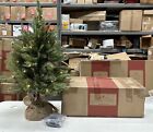 Balsam Hill 30 inch Tabletop Tree burlap base with Candlelight LED $179 Retail