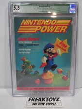 Nintendo Power #1 CGC Qualified Grade 5.5 , Nintendo Of America Inc. 7-8/88