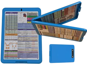 Appunti infermieristici (blu oceano) -fogli di riferimento -ottimo per cliniche - Foto 1 di 7