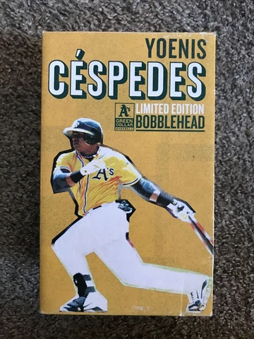 Yoenis Cespedes Bobblehead - Oakland A's 2013 SGA  - Limited Edition Cover