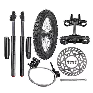 Front Forks 19" Wheel 70/100-19 Tire Disc Brake Dirt Bike 125 140CC 150cc 200cc - Bild 1 von 15