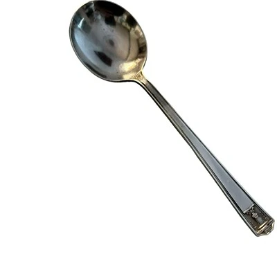 Cuchara redonda Holmes and Edwards Gumbo Century plateada 1923 IS 7 1/8 pulgadas Foto 1 de 4