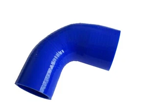 ID 2" to 2.5"Inch / 51-64mm 90 Degree Reducer Coupler Silicone Joiner Hose Pipe - Picture 1 of 12