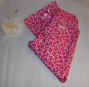 Arizona Girls Cheetah Flannel "Princess" Lounge Pants Pink Cheetah Size S/4 NWT - Picture 1 of 2