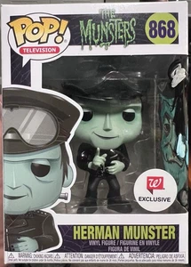 Signed Sketched Guy Gilchrist Funko Pop #868 Herman Munster Protector JSA COA - Bild 1 von 6