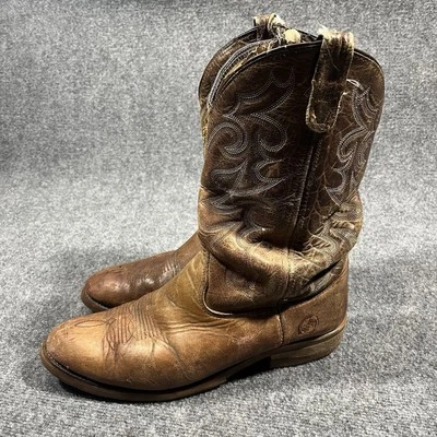 Double H Gel Ice Work Mens 12 2E Wide Workwear Western Boots Distressed USA - Image 1 of 4