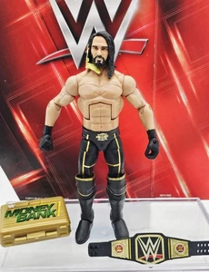 Seth Rollins Cashes In WWE Elite WrestleMania 31 Money In The Bank Mattel Figure - Picture 1 of 5
