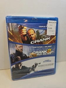 Triple Feature Blu Ray: Crank ,Crank 2, Transporter 3 Jason Statham BRAND NEW - Picture 1 of 4