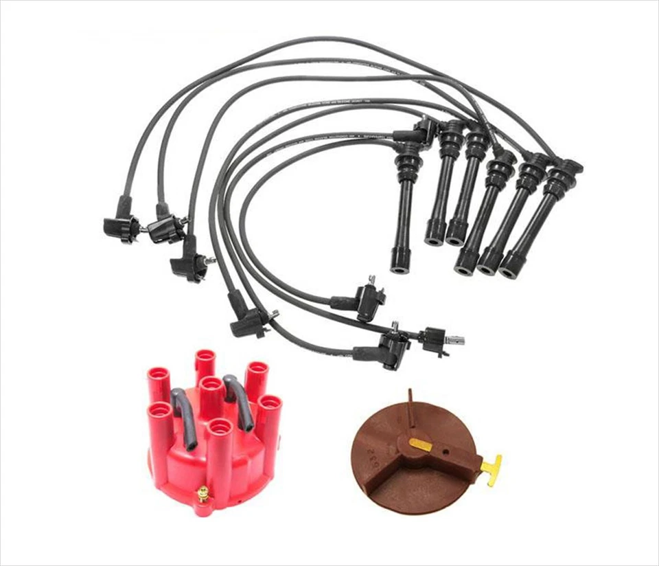 Tapa y rotor distribuidor cables de encendido para Toyota Camry 2,5 L V6 89-91 Foto 1 de 4