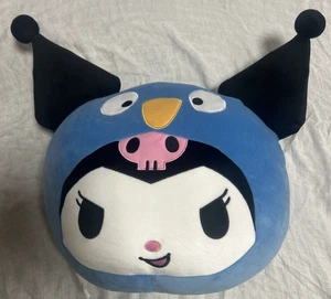 Peluche cara dinosaurio personajes Sanrio Kuromi grande 34 cm - Imagen 1 de 8
