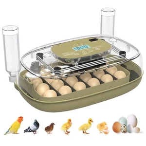 Incubators for Hatching Eggs,Smart 24 Egg Incubator with Automatic Egg Turnin... - Picture 1 of 7