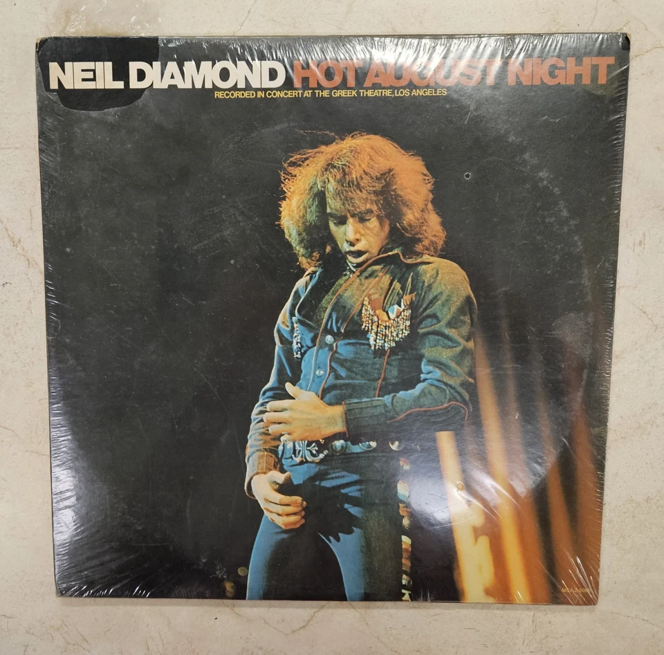 Neil Diamond - Hot August Night - 1972 - Double LP NEW Vinyl - MCA 2-8000 - Image 1 of 2