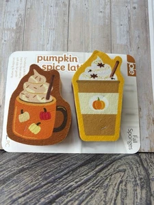Joie Fall Motto Latte Schwämme ~ 2 Stück - Bild 1 von 2