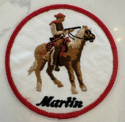Rare Vintage Marlin 1870 Micro Groove Cowboy Patch 3” - Изображение 1 из 2