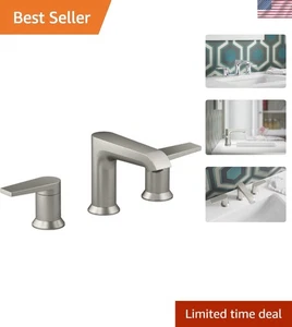 Hint Widespread Bathroom Sink Faucet, Vibrant Brushed Nickel - Picture 1 of 7