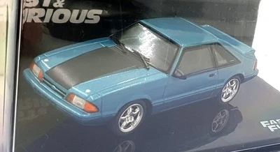 DeAgostini 1/43 Scale F220CMC088 - Fast and Furious Ford Mustang - Met. Blue - Image 1 of 4
