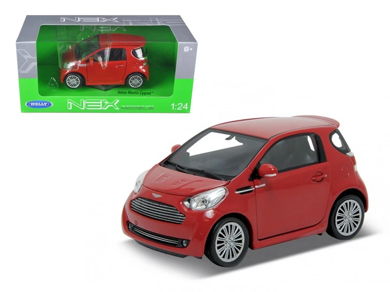 Aston Martin Cygnet Red 1/24 Diecast Car Model by Welly - Image 1 of 1