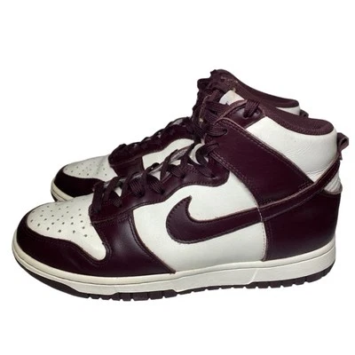 Nike Dunk High Borgoña Crush Zapatos Para Mujer Talla 9 Zapatillas altas DD1869-601 Foto 1 de 4
