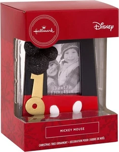Hallmark Weihnachtsschmuck 2019 Jahr datiert, Disney Mickey Mouse Bilderrahmen - Bild 1 von 4