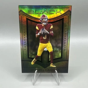 2025 Panini Black Football Jayden Daniels Black Gold SSP - Picture 1 of 2