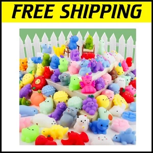 Kawaii Animal Squishies Pack de 200 - Mini jouets en vrac pour cadeaux d'anniversaire et de vacances - Photo 1 sur 9
