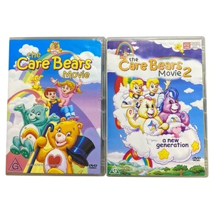 The Care Bears Movie 1 & 2 DVD Set Region 4 Animated Family Kids Classic 80s - Picture 1 of 7