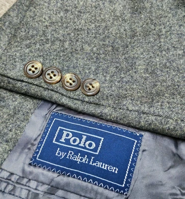 Vintage Polo by Ralph Lauren classic Wool & Cashmere suit jacket blazer 44R - Image 1 of 4