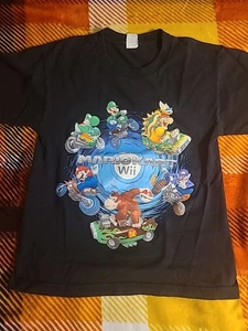 Alstyle 2008 Nintendo Mario Kart Wii Graphic Boy Youth Large T-Shirt - Picture 1 of 9