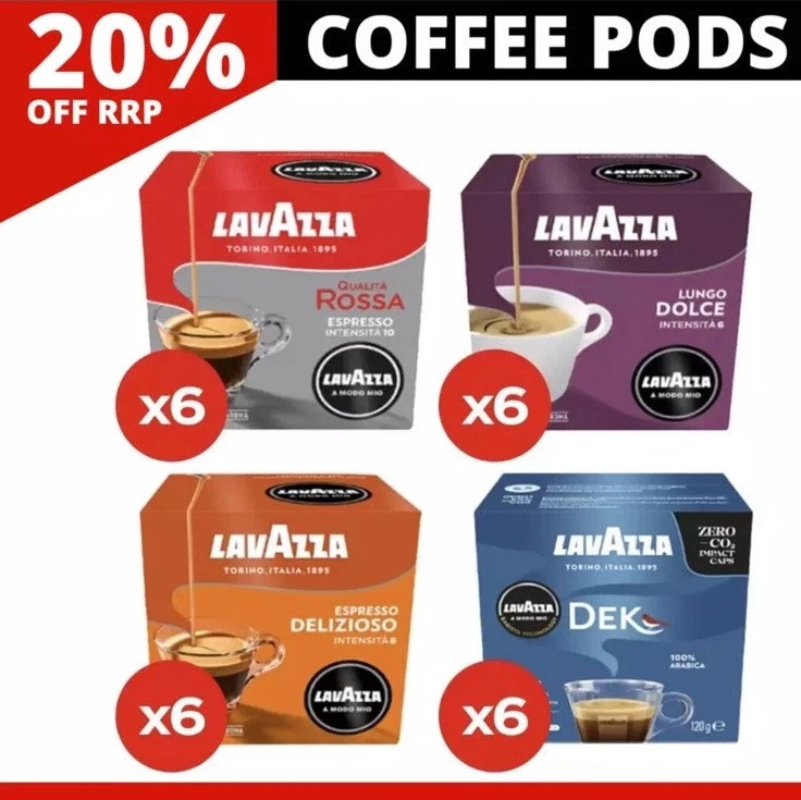 Lavazza A Modo Mio Coffee Capsules 96 Pack - 7 Different Flavours - image 1 of 4