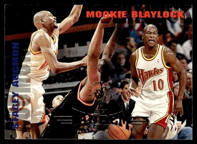 1994-95 Stadium Club Mookie Blaylock/Stacey Augmon Atlanta Hawks #327 - Image 1 of 2