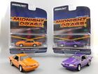 2020 Greenlight 1987 FORD MUSTANG LX 5.0 LBE Exclusive Midnight Drags 2 Car Set