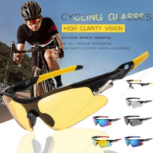 Herren Fahrradbrille Sonnenbrille Sportbrille polarisierte UV400 Sport Brillen - Bild 1 von 26