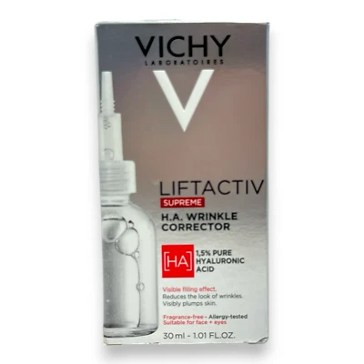 Vichy Liftactiv Supreme H.A. Corrector de arrugas 1,5 % ácido hialurónico puro 1,01 oz. Foto 1 de 2