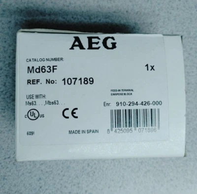 AEG Md63F MAIN FEEDING TERMINAL UPPER CONNECTION FOR Mb63 NEW!! QUANTITY!! WOW!! - Image 1 of 3