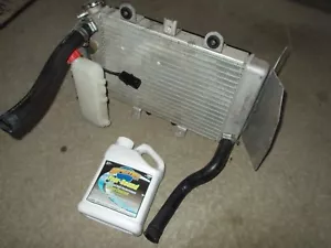 2003 Polaris Predator 500 Radiator Antifreeze Coil Can Fins Overflow Catch Tank - Foto 1 di 2