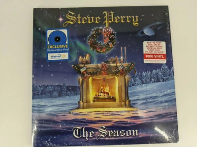 Steve Perry The Season Walmart Exclusive Opaque Blue Vinyl Christmas NEW SEALED  Foto 1 de 4
