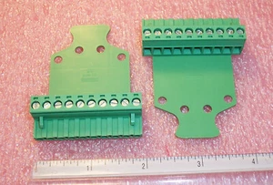 QTY (3) 10 POSITION SCREW TERMINAL BLOCKS MSTB2.5/10-STZ-5.08 1764303 PHOENIX - Picture 1 of 5