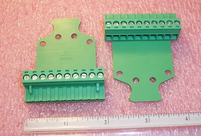 QTY (3) 10 POSITION SCREW TERMINAL BLOCKS MSTB2.5/10-STZ-5.08 1764303 PHOENIX - Image 1 of 4