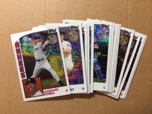 2019 TOPPS "SILVER PACK" ~ 1984 ANNIV. CHROME REFRACTORS ~ YOU PICK/FREE SHIP 
