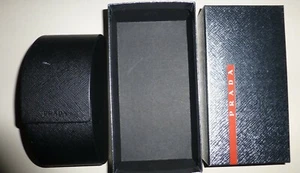 ❤️ Top Prada Karton Schachtel + Brille Sonnenbrille Etui xLarge schwarz Hardcase - Bild 1 von 7