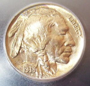 1938-D Buffalo Nickel 5C. ICG MS66. PQ - Picture 1 of 4