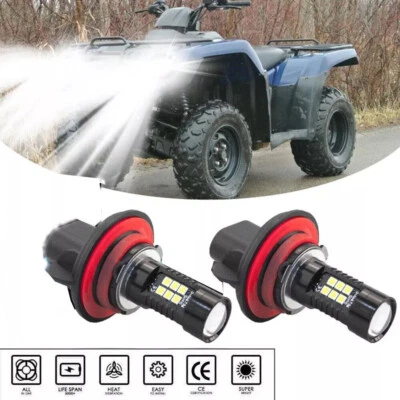 9008 H13 Super White 6000K LED Headlight Bulbs For Rancher-420 07-12 NEW - Image 1 of 3