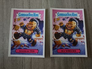 2019 GARBAGE PAIL KIDS REVENGE of the HORROR-IBLE REX WRECKS RAWHEAD TED 11A&B