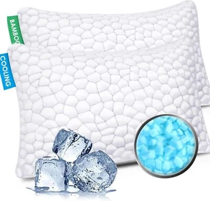 SUPA MODERN Cooling Bed Pillows for Sleeping Queen (2 Count), Original White  - Picture 1 of 7