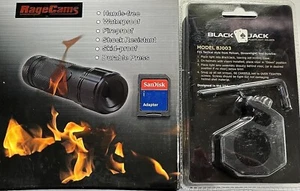 Fire Fighter 720p HD Metal Helmet Camera Cam Black Jack Mount 32gb AV Blackjack - Picture 1 of 1