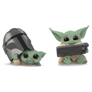 Star Wars The Mandalorian Figura Yoda Bambino Pacchetto con 2 Figure Hasbro - Imagen 1 de 2