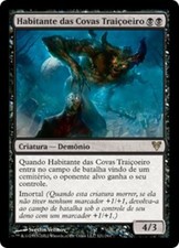 1X Wolfir Silverheart Avacyn Restored NM/EX FOIL Portuguese MTG CARD