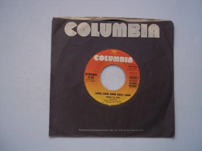 LISA-LISA AND CULT JAM Head To Toe / You'll Never Change 45 RPM 7" Record 1987 Foto 1 de 4