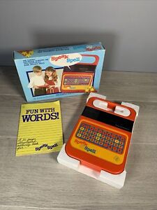 Vintage Speak And Spell Excellent Condition With Book Working In Original Box